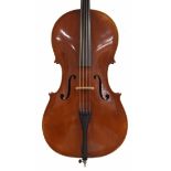 Good contemporary violoncello by and labelled Henri Delille...Anno Domino 2007, no. 310, 29 3/4",