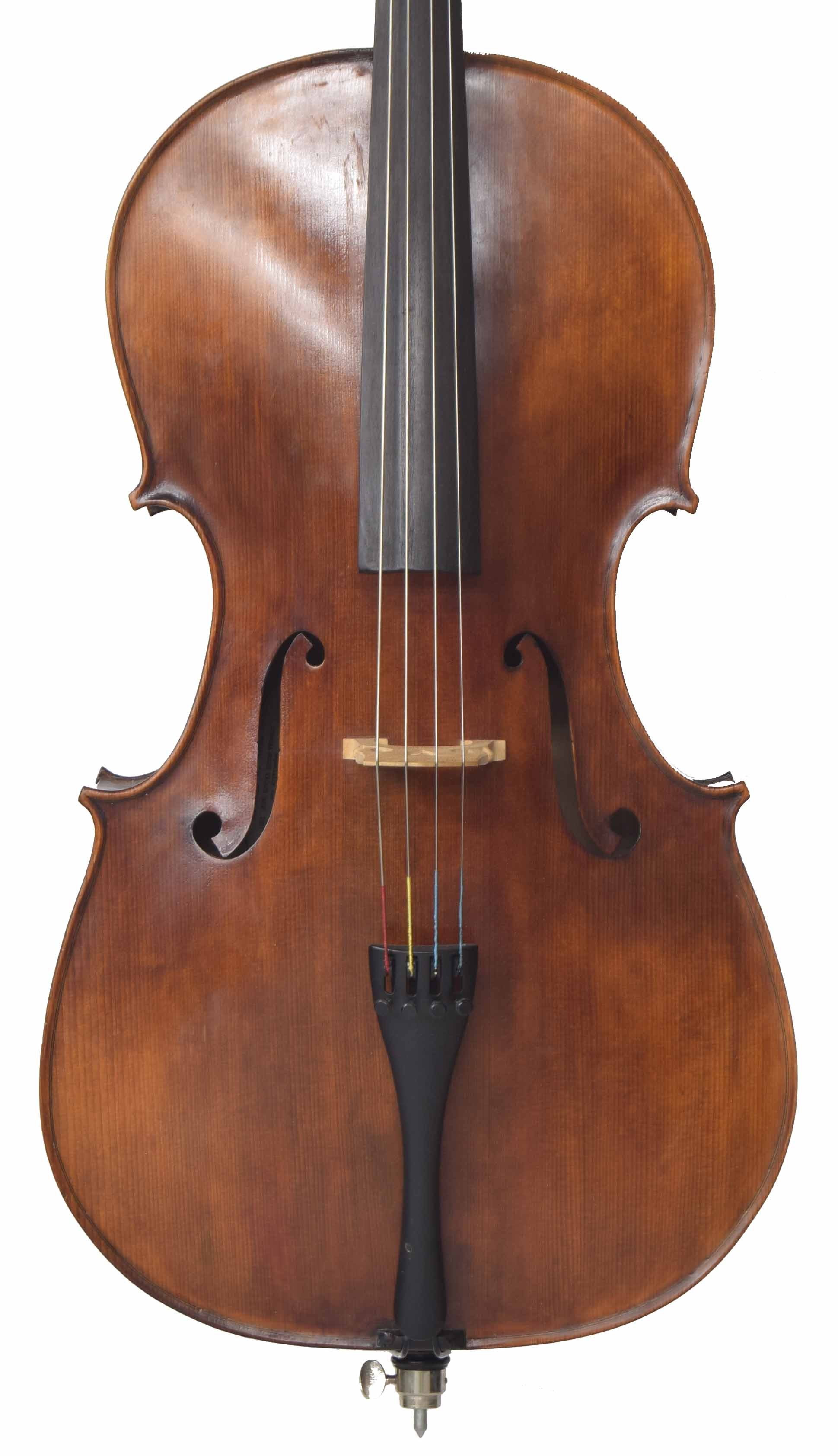 Good contemporary English violoncello by William Piper, labelled Completely Handmade in England