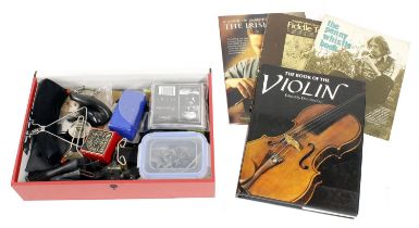 Dominic Gill - The Book of the Violin; also three other books and a small quantity of violin and