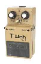 1986 Boss TW-1 Touch Wah guitar pedal, made in Japan, black label *Please note: Gardiner Houlgate do
