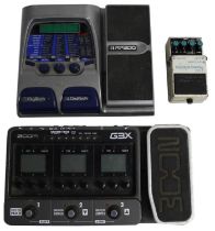 Zoom G3X multi-effects guitar pedal; together with Boss DD-3 Digital Delay guitar pedal (in need