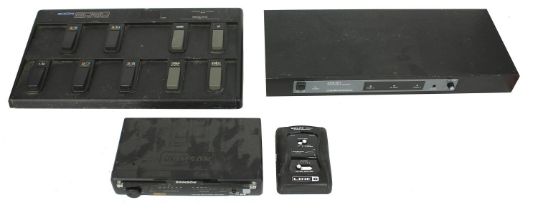 Zoom 8050 advanced foot controller; together with three wireless receiver units to include a Line