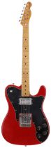 1979 Fender Telecaster Custom electric guitar, made in USA; Body: red refinish (previously