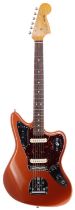 2012 Fender Johnny Marr Jaguar electric guitar, made in USA; Body: metallic KO finish, minor dings