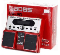 Boss VE-20 Vocal Performer pedal, boxed *Please note: Gardiner Houlgate do not guarantee the full