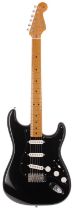 2009 Fender Custom Shop David Gilmour NOS Stratocaster electric guitar, made in USA; Body: black