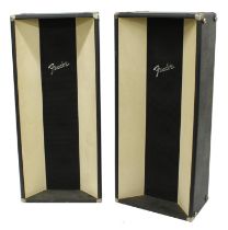 Adrian Utley - pair of 1970s Fender 4 x 8" sound column speaker cabinets, ser. nos. A624067 and
