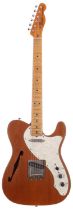 Composite Fender Telecaster Thinline electric guitar comprising parts from various eras; Body: