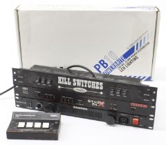 Three studio rack units to include a Samson Audio PB10 Powerbrite power distribution, boxed, an