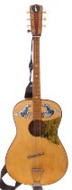 Ray Majors - customised seven string four course small bodied acoustic guitar