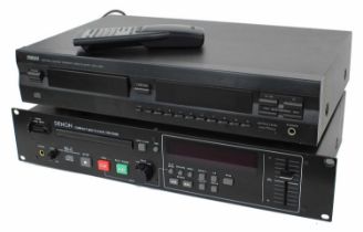 Denon DN-C630 compact disc player rack unit; together with a Yamaha CDX-493 natural sound compact