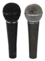 Shure SM58 dynamic microphone; together with a Shure Prologue 24L dynamic microphone (2) *Please