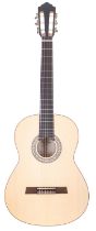 Karl Hofner HGL10 Green Line classical guitar; Back and sides: natural maple; Top: natural spruce;