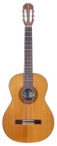 Kiso Suzuki 9500 classical guitar; Back and sides: mahogany, light dings and marks; Top: natural