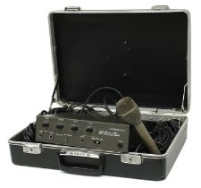 Maplin Echorder EC444 echo unit; together with a Realistic dynamic microphone and a selection of