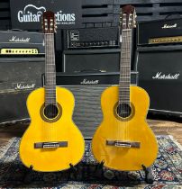 Two 'Stewart' branded nylon string classical guitars (new and boxed) (2)