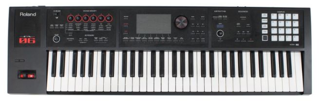 Roland FA06 synthesizer keyboard, with stand *Please note: Gardiner Houlgate do not guarantee the