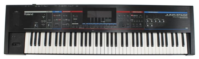 Roland Juno-Stage 128 voice expandable synthesizer keyboard, with soft bag *Please note: Gardiner