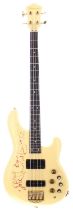 Noel Redding and Jack Bruce - autographed 1984 Ibanez Musician bass guitar, made in Japan, ser.