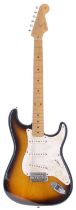 2001 Fender American Vintage '57 Reissue Stratocaster electric guitar, made in USA; Body: two-tone