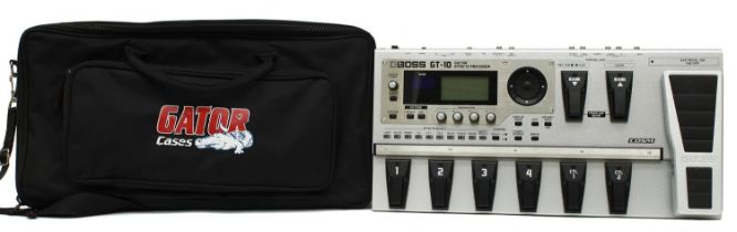 Boss GT-10 guitar effects processor, within a Gator Cases gig bag *Please note: Gardiner Houlgate do