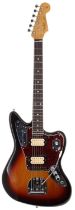 2021 Fender Kurt Cobain Jaguar NOS electric guitar, made in Mexico; Body: sunburst NOS finish, a few