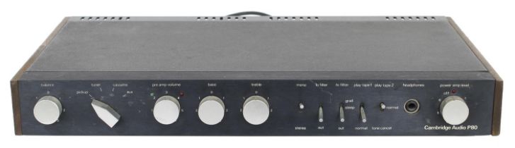 Cambridge Audio P80 amplifier, made in England *Please note: Gardiner Houlgate do not guarantee