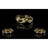 18ct Gold Attractive and Contemporary 3