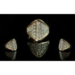 A Fine Quality 14ct Gold Diamond Set Sty