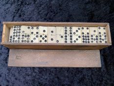 Early 20th Century Boxed Domino Set, 6 a