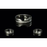 Platinum Wedding Ring, shaped to fit aro