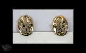 Lucy Q Designer Russian Diopside Earring