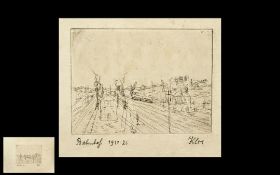 Paul Klee ( 1879 - 1940 ) Railway Statio
