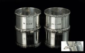 Edwardian Period Pair of Sterling Silver