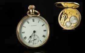 American Watch Co. Waltham Keyless Gold