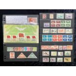 Stamps Interest China mainly mint collection some used on 2 hagners includes 1950 foundation of