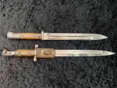 German World War II Weyersberg Kirchbaum & Co. Solingen Bayonet & Sheaf. Length 15" - 37.5 cm.