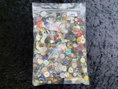 Large Collection of Vintage Buttons