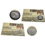 Royal Mint Queen Victoria Brilliant Uncirculated Coin Cover x 2.