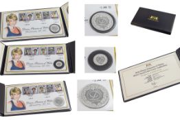 Harrington & Byrne 2022 Diana Princess of Wales Silver Proof Coin Collection.