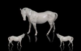 Beswick Handpainted Horse Figure 'Mare' Facing Left. Model No. 976, designer A Gredington.