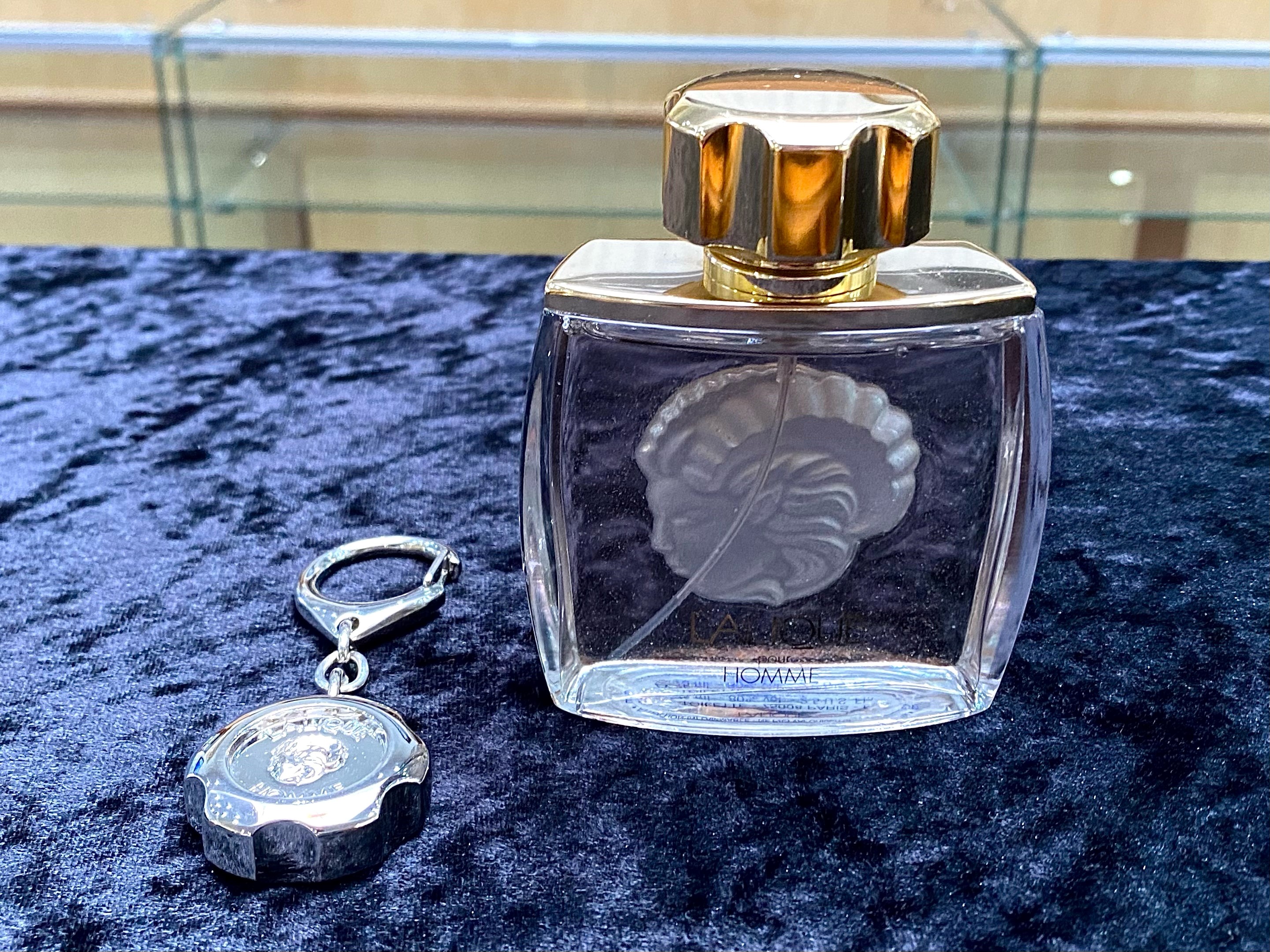 Gentleman's Lalique Perfume Set in Presentation Box, with keyring. - Image 2 of 2