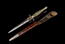 A Rare Fairbairn Sykes 1st Pattern Fighting Knife, by Wilkinson Sword, with 16cm blade,