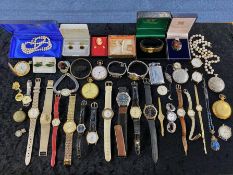Mixed Lot Of Oddments And Collectables To Include Wristwatches, Pocket Watches,
