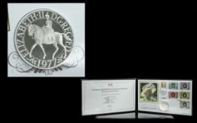 Harrington & Byrne 2022 Queen Elizabeth II's Coronation Anniversary Silver Proof Coin Cover,