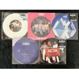 ABBA Interest. Limited Edition ABBA 7 Inch Pictured Vinyls.