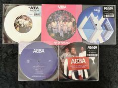 ABBA Interest. Limited Edition ABBA 7 Inch Pictured Vinyls.