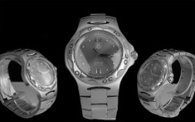 TAG Heuer Kirium Steel Cased Quartz Sports Wrist Watch, With Extra Links.