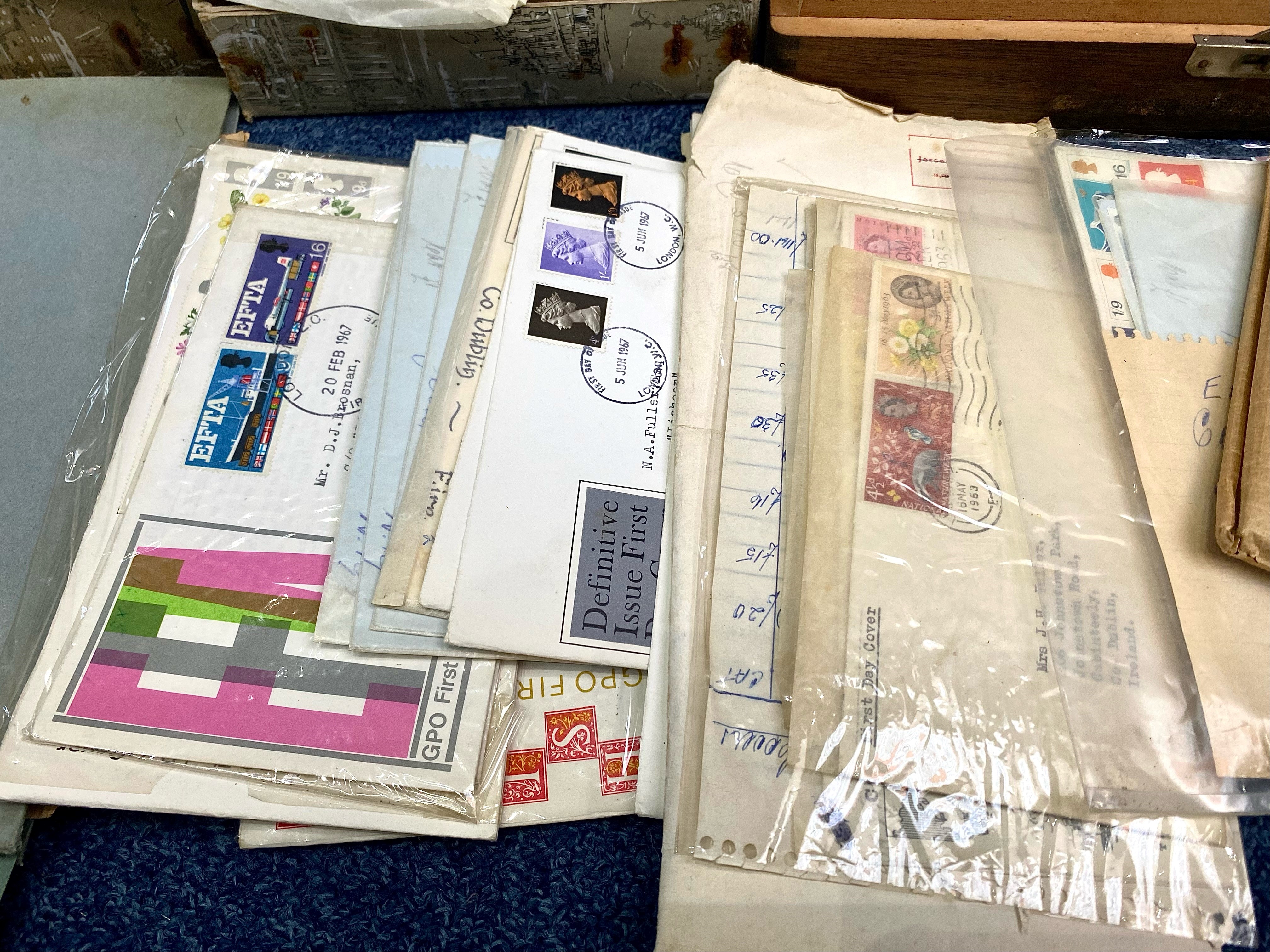Box Containing a Quantity of Stamps & Related Ephemera, - Image 3 of 4