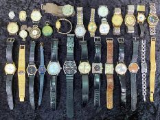 Collection of Watches, to include manual, automatic and quartz, makes to include Apex, Blandford,